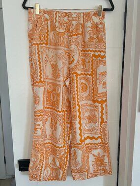 Artelier Nicole Miller Patterned Pull On Capris
